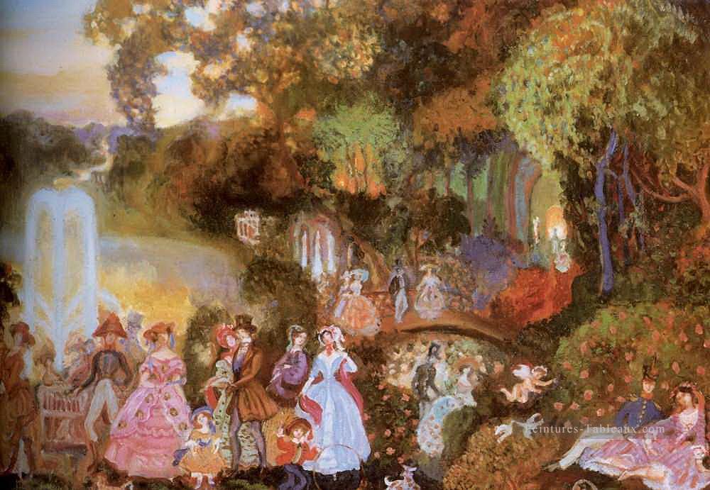 festivités 1906 Serge Sudeikin russe Peintures à l'huile